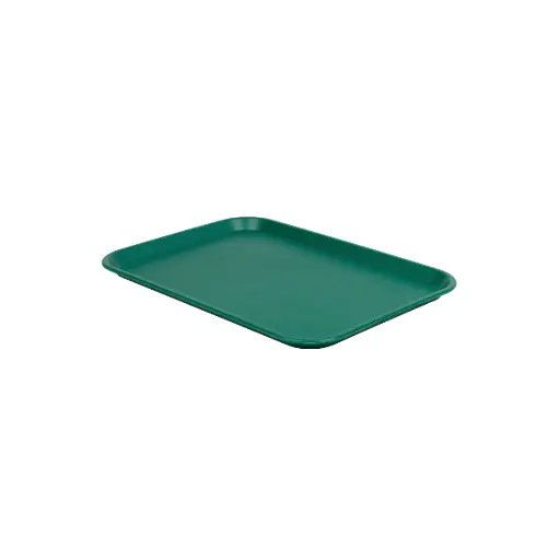[18046] Bandeja fast food verde 350x270x20 mm