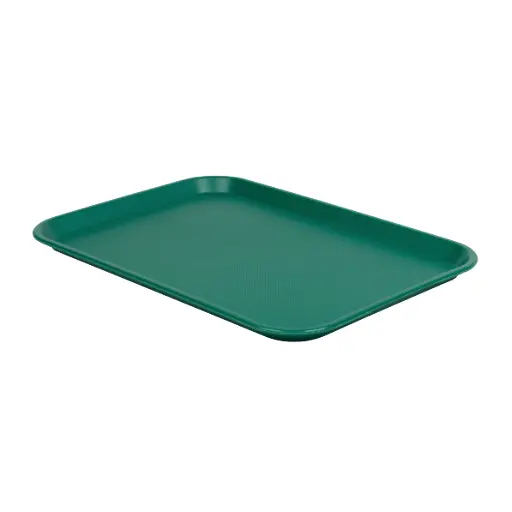 [79049] Bandeja fast food verde 530x370x25 mm