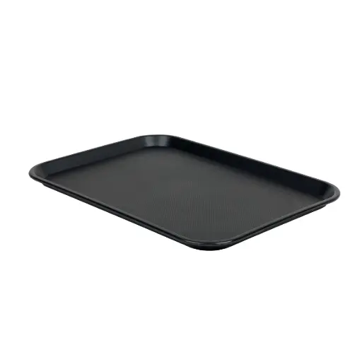 [59049] Bandeja fast food negra 530x370x25 mm