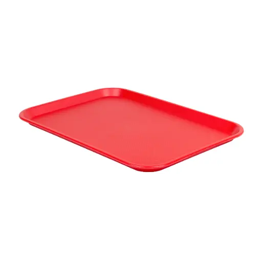 [29049] Bandeja Fast Food Roja 530X370X25 Mm.                            