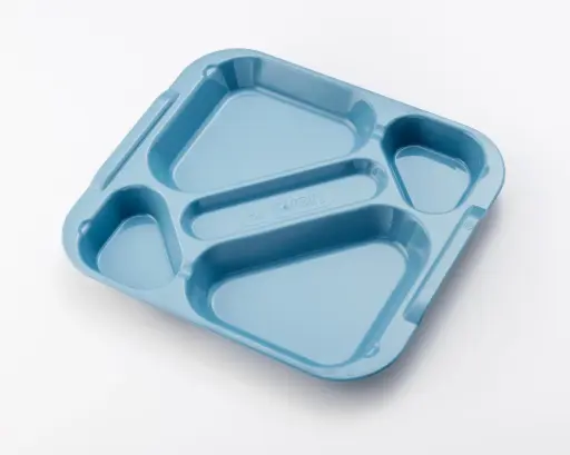 [31050] Bandeja Autoservicio Pp. 5 Compartimentos Azul 370X334X43 Mm.    