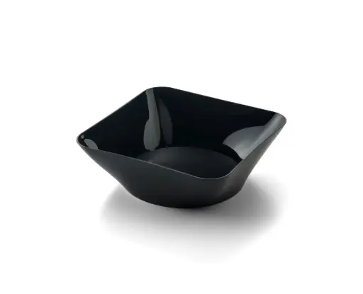 [41763] Bol degustación PS 25 unidades. negro 70x70x23 mm 7 cl