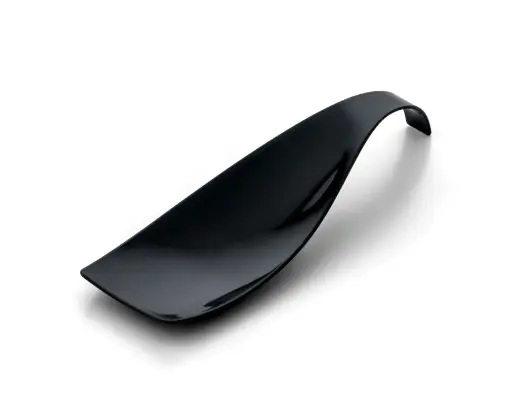 [41769] Cuchara degustación PS negra 16 unidades. 121x42x20 mm