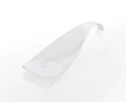 [91769] Cuchara degustación PS transparente 16 unidades. 121x42x20 mm