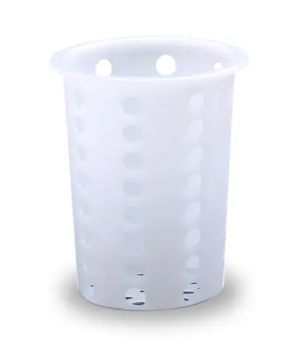 [01068] Cestillo cubiertos redondo blanco 97x137 mm