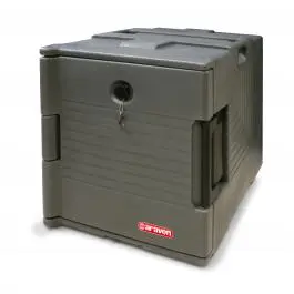 [41819] Contenedor Isotermo Gn. Puerta Frontal Gris 90 L. 68X47.7X62 Cm.