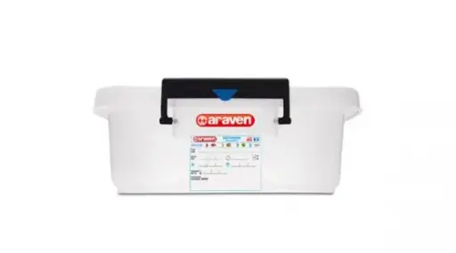 [01172] Cubeta manutención PP blanca con tapa 530x396x159 mm 30 l
