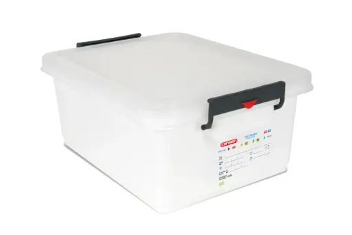 [01173] Cubeta manutención PP blanca con tapa 530x396x225,5 mm 40 l