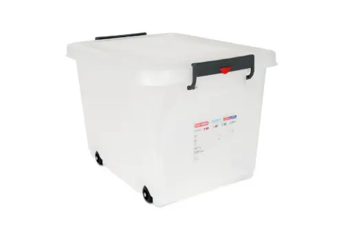 [91183] Cubeta rolling Bacs con tapa y ruedas 60 l 530x396x378,5 mm