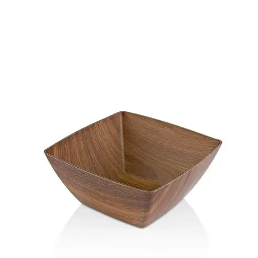 [146-0004] Ensaladera Cuadrada Ps. Madera 19x19 cm.