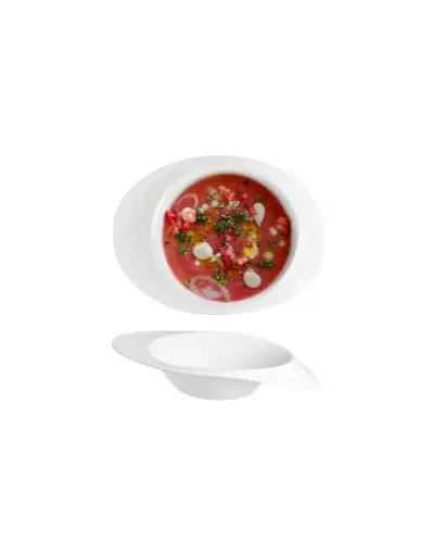 [176-RB0299-11.5] Plato Presentacion Hondo Sílice 30 cm.
