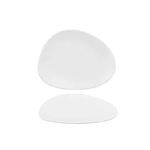 [176-RP1062-8] Plato postre sílice Omega 20,5 cm