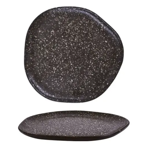 [176-RP4649-10.5] Plato llano sílice Cosmos 27 cm
