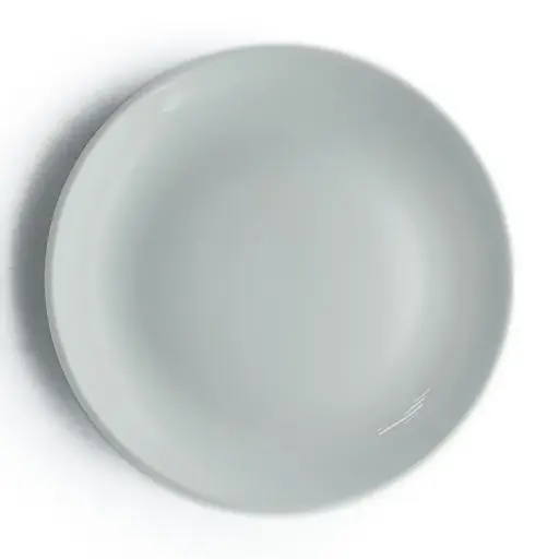 [4438] Plato llano blanco Eo 27 cm