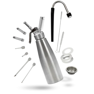 [HA097] Sifón Crema En Acero Inoxidable 500 Ml Élite