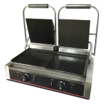 [RS574] Plancha Grill Doble Placas Lisas (Derecha)/Ranuradas (Izquierda) 