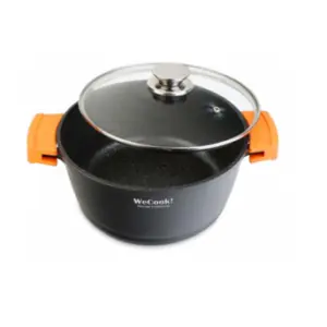 [10128] CACEROLA ALTA ECOCHEF CON TAPA ALUMINIO FUNDIDO 28 CM.