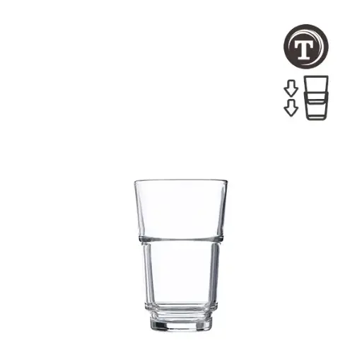 [V0233] Vaso rocky stack alto apilable 30 cl