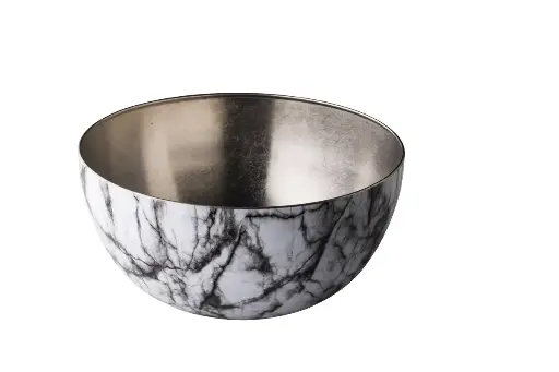 [ELM3008M] Zz26 Ensaladera Vintage Inox. Marmol 30 Cm.