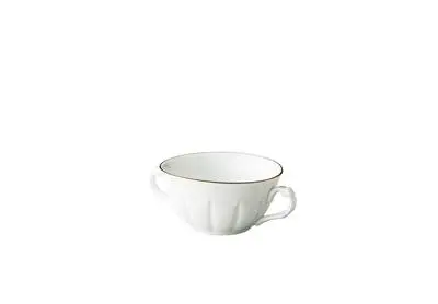 [QB60080] Taza Consome C/Asas Maria Theresa Filo Oro 30 Cl.