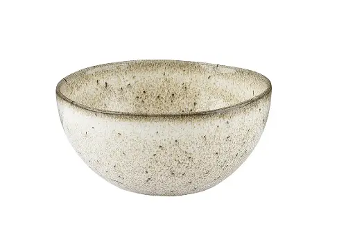 [QU12596] Bol Q Authentic Stone Blanco Salsa 24,5 Cl.