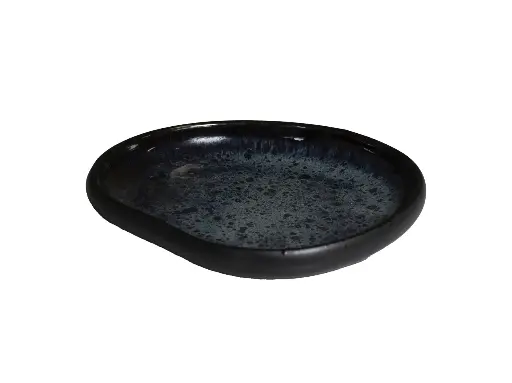 [QU33402] Plato degustación Sakura azul 15,8x15 cm