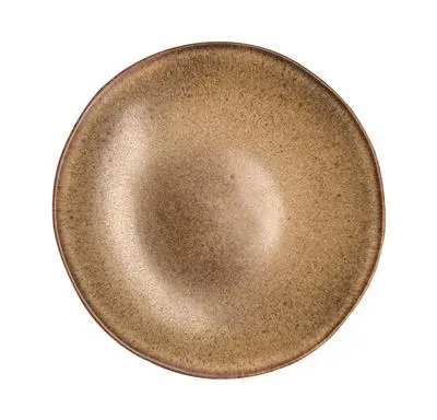 [QU62909] Bol Coupe Authentic Stone Marron 26,5 Cm.