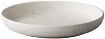[QU63013] Plato Hondo Tinto Blanco Mate 26,5 Cm.