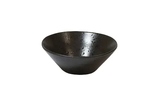 [QU73908] Ensaladera q Authentic Speckle negra 16,5 cm