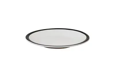 [QU74335] Zz26 Plato Postre Q Authentic Eclipse Filo Negro 21 Cm.