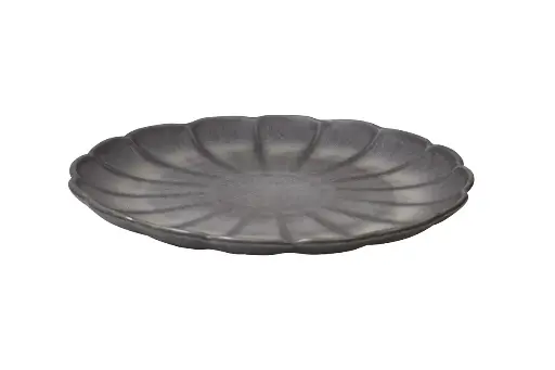 [QU90810] Plato Flower Gris 28 Cm.