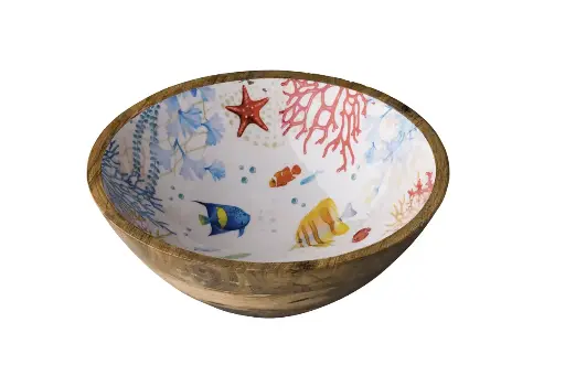 [WCC3030SW] Ensaladera Madera Seaworld 30 Cm.