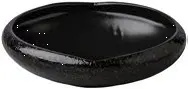 [RD18333] Ensaladera Stone Negro Satin 17X4,6 Cm.
