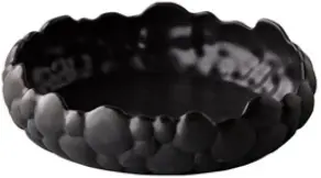 [RD18825] Zz26 Ensaladera Bubble Curved Negra 20X5,5 Cm.