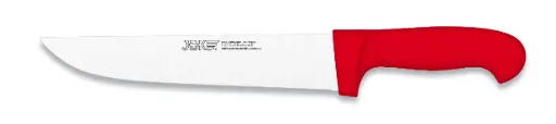 [608309] Cuchillo Carnicero Inyectado Rojo 23 Cm.