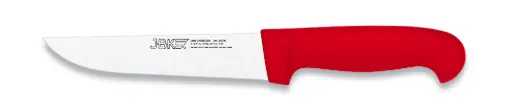 [608306] Cuchillo carnicero inyectado rojo 15 cm