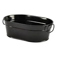 [GSB2315BK] Zz26 Rustidera Deg. Galvanizado Negro 23X15X7 Cm.