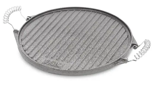 [3832] Plancha Hierro Fundido Esmaltada Redonda 32 cm