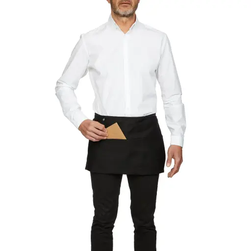 [MB7550A03-P01E201] Mandil Negro 75x50 cm