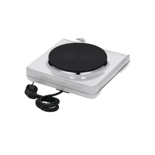 [1091] Hornillo Electrico Simple Blanco 1500 W. Kp 1091