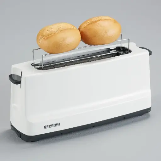 [2232] Tostador eléctrico Severin blanco 4 tostadas 900 W