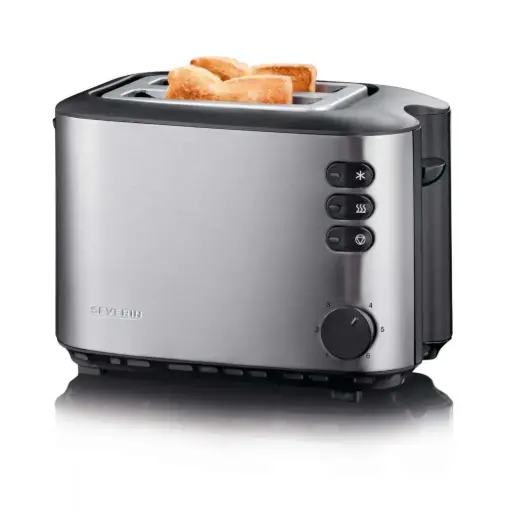 [2514] Tostador eléctrico de acero inoxidable 800 W at 2514