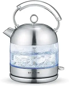 [3459] HERVIDOR ELECTRICO CRISTAL RETRO RESISTENCIA OCULTA 1.7 L. 2400 W.