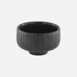 [000701355891021090] Bol Nara Relieve Negro 8X5 Cm.