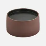 [000701341691101792] Bowl/Plateau Round Brown/Black 16Cm/1.00L 2In1