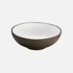 [000701311791000436] Ensaladera Renew Bicolor Gris Blanco 17X6,5 Cm.
