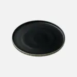 [000701127191000628] Plato High Nara Relieve Bicolor Blanco Negro 21 Cm.