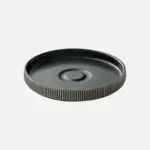 [000701695091000628] Plato Nara Relieve Bicolor Blanco Negro 15 Cm.
