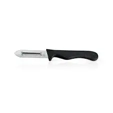 [258130000] Pelador Recto Mango Negro 7 Cm.
