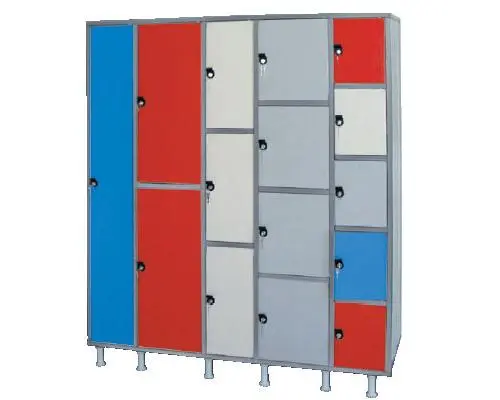 [K3M2P2] Taquilla De Plastico Gama 300 Con 2 Modulos De 2 Puertas